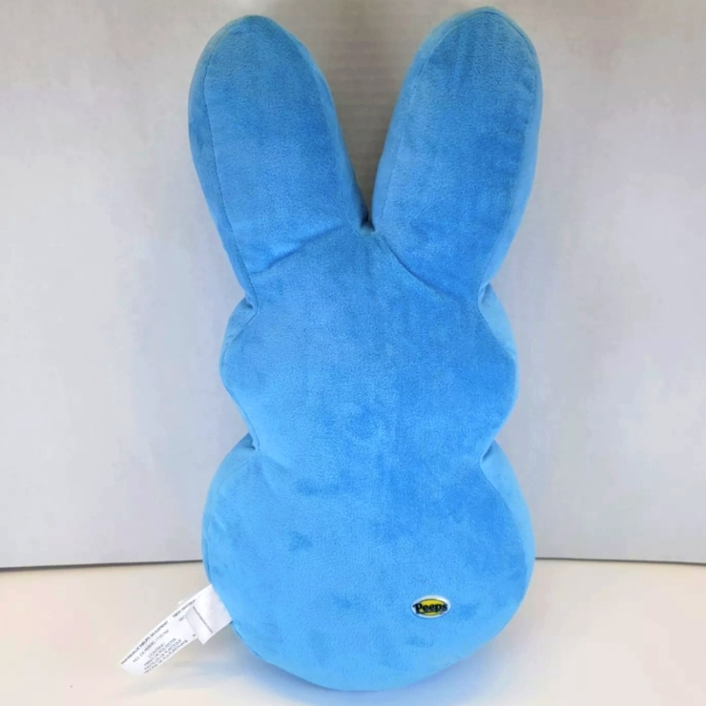 Peeps Large Blue Plush Peep Stuffed Animal 18” Easter Peep Plush Bunny - Picture 2 of 7